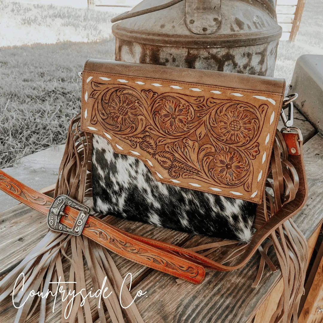 Georgia Conceal Carry Tooled Leather Purse Countryside Co.