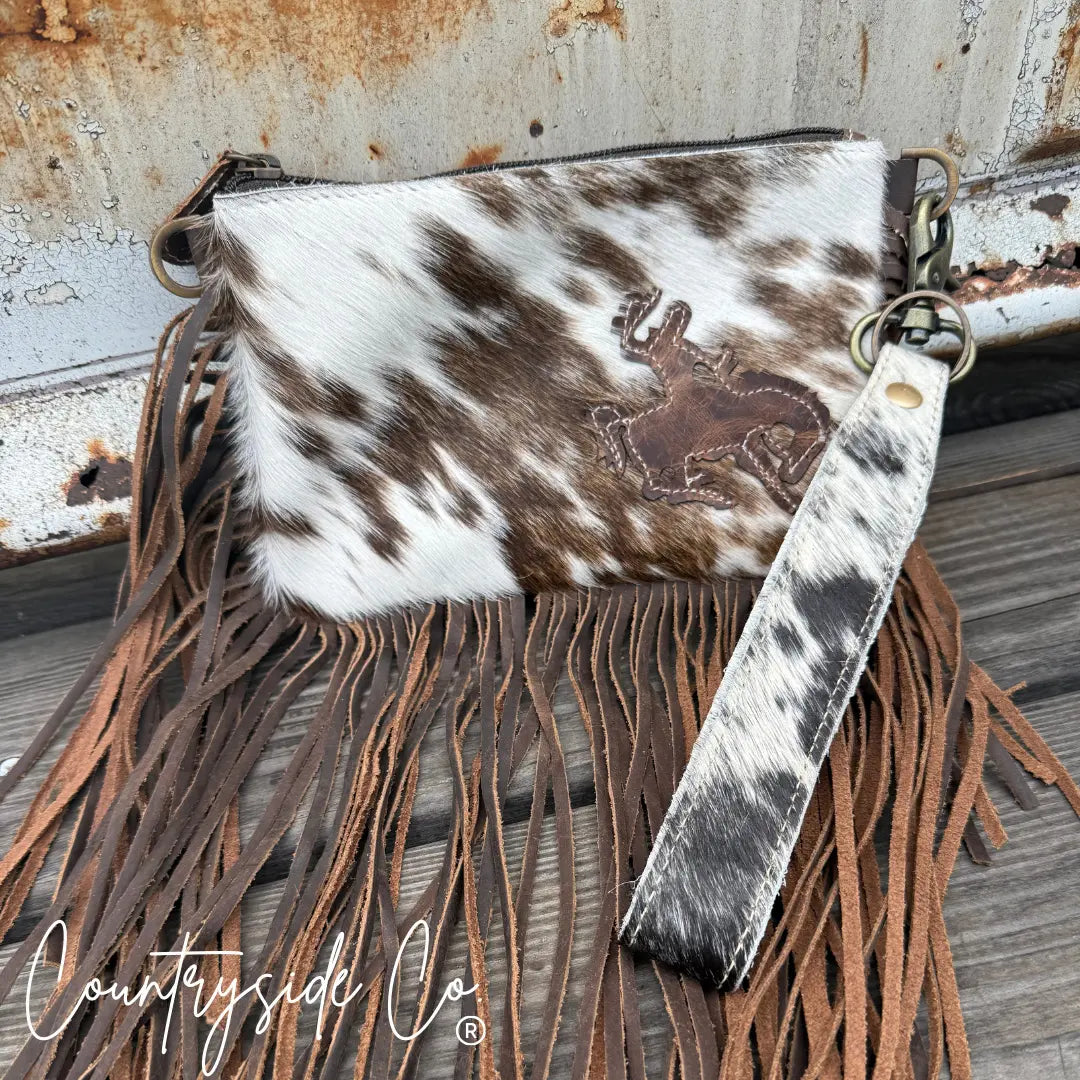 Rodeo Rider Cowhide Purse with Wristlet Countryside Co.