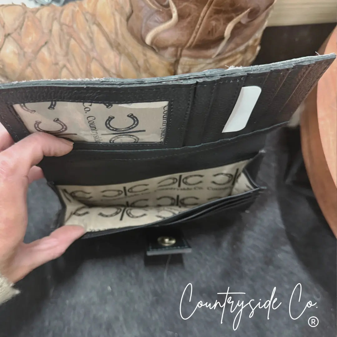 The Gambler Cowhide Wallet Countryside Co.