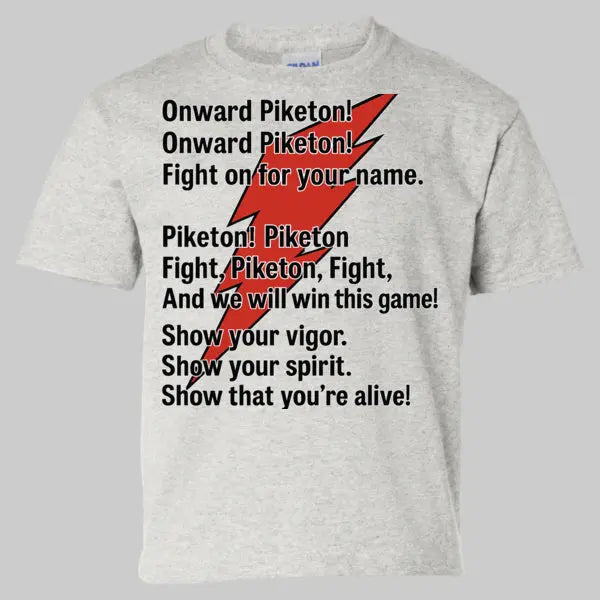 Youth Piketon Redstreaks Fight Song T-Shirt Handmadeohio