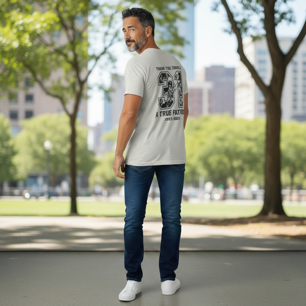 Charlie Kirk “Charlie 31” Tribute Shirt – Freedom Edition | A True Patriot Memorial Tee (1993-2025)