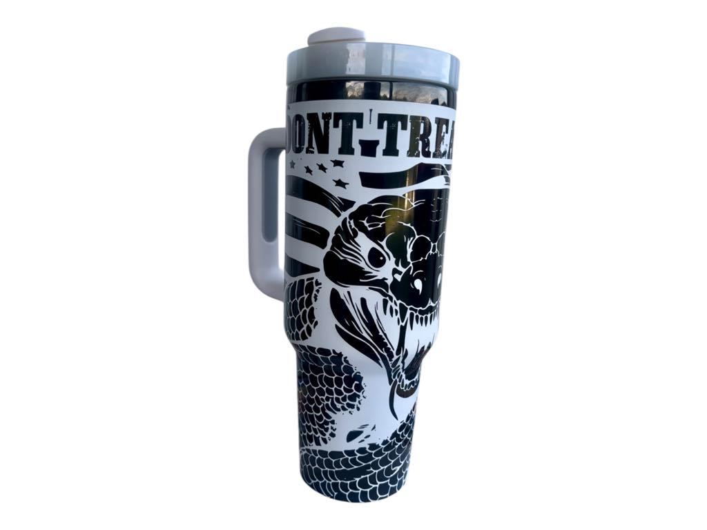 Don’t Tread On Me 40oz Patriotic Snake Tumbler