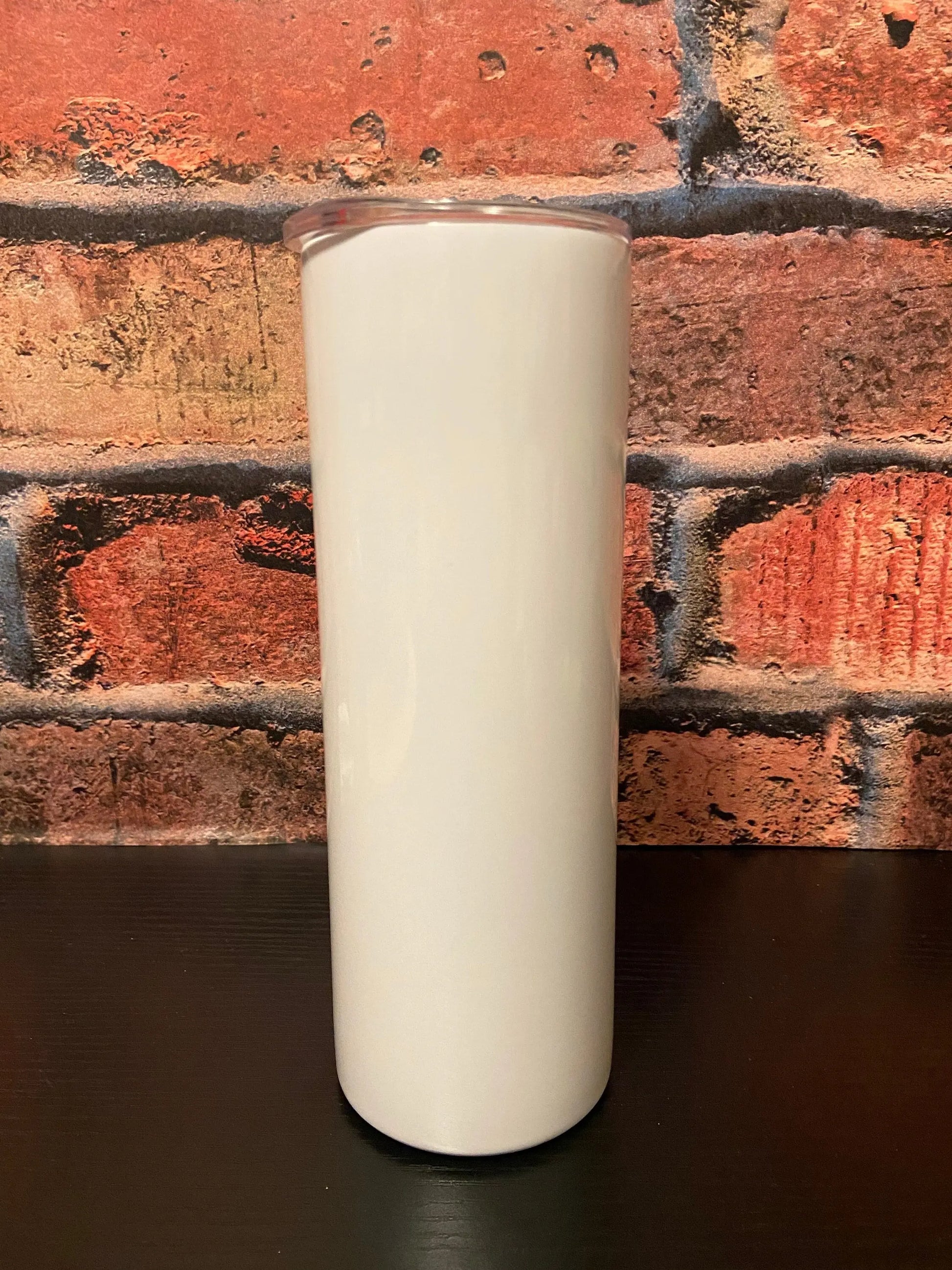20oz Enamel liner white sublimation blank tumbler Handmadeohio