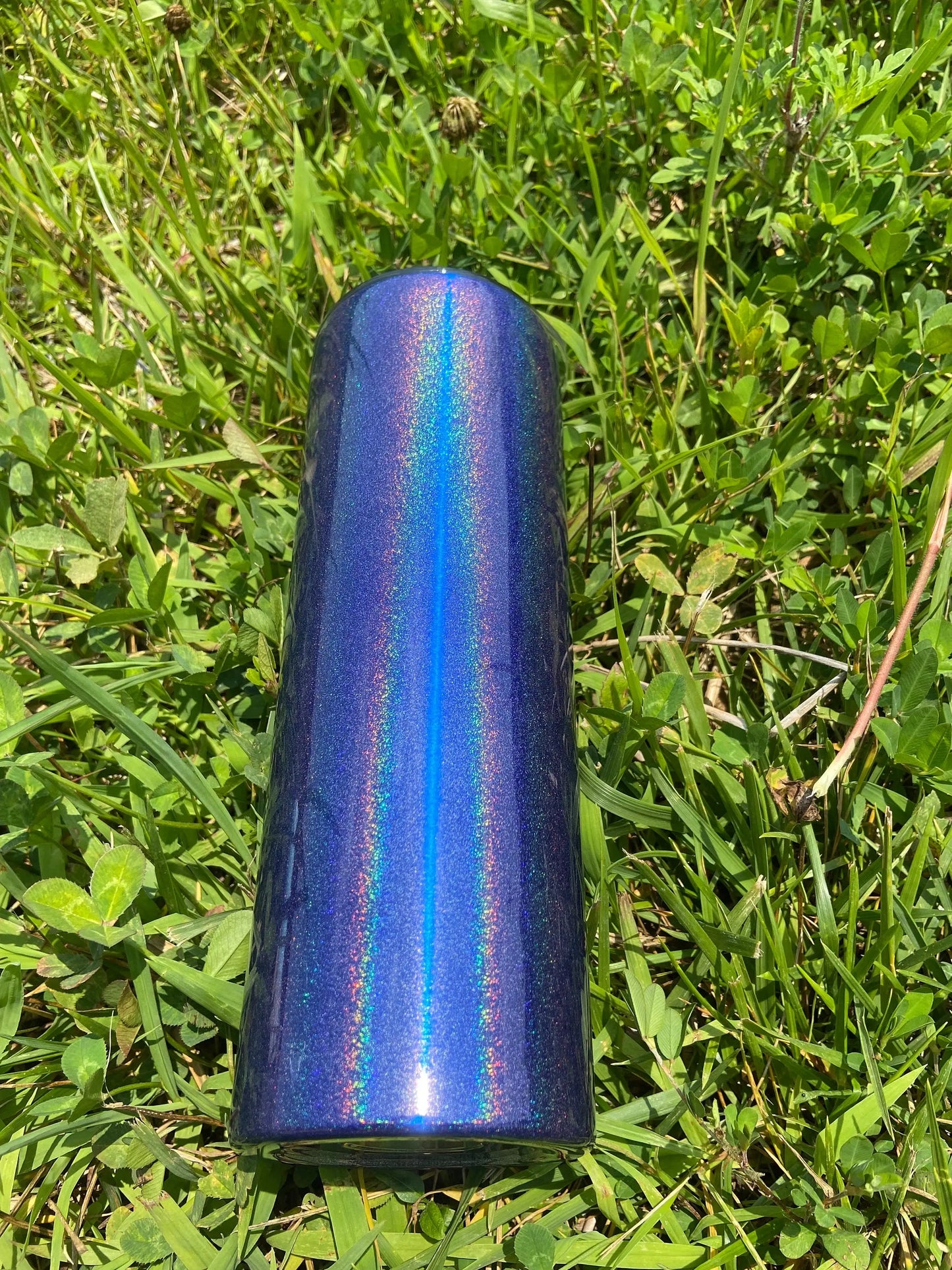 Holographic color change 20oz Tapered double walled steel tumbler, Ready to ship, sublimation, color change, custom RTS Handmadeohio