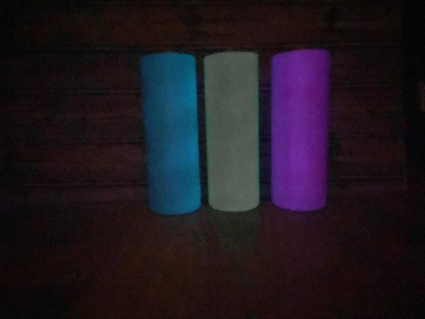 Glow in the Dark Color Changing 20oz Steel Tumbler Handmadeohio