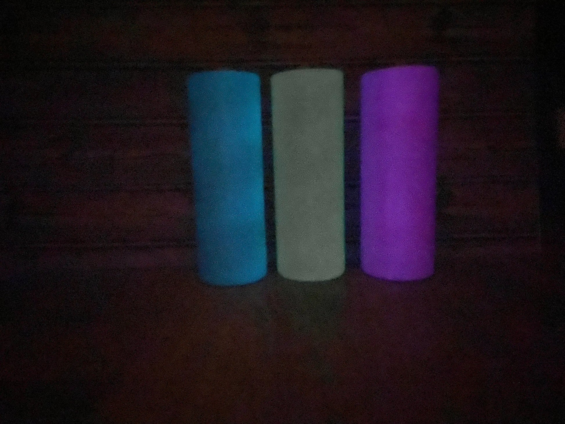 Glow in the Dark Color Changing 20oz Steel Tumbler Handmadeohio