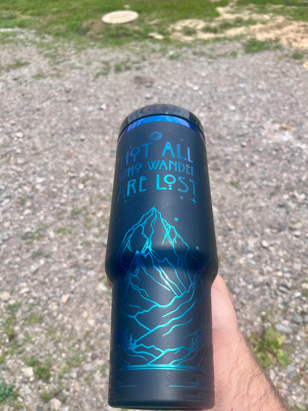Custom Laser Engraved 40oz Tumbler: Insulated Stainless Steel Drinkware