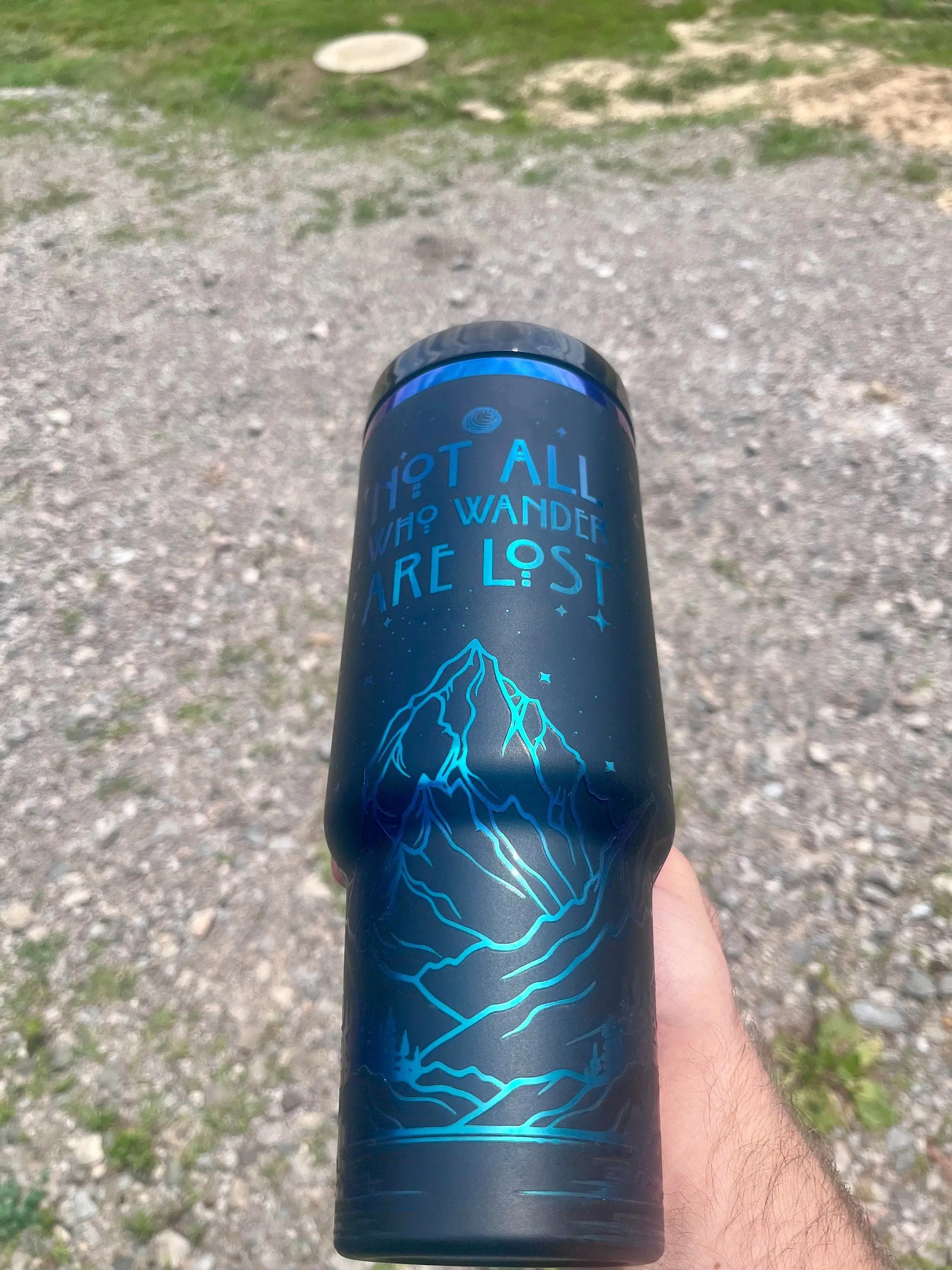 Custom Laser Engraved 40oz Tumbler: Insulated Stainless Steel Drinkware Handmadeohio