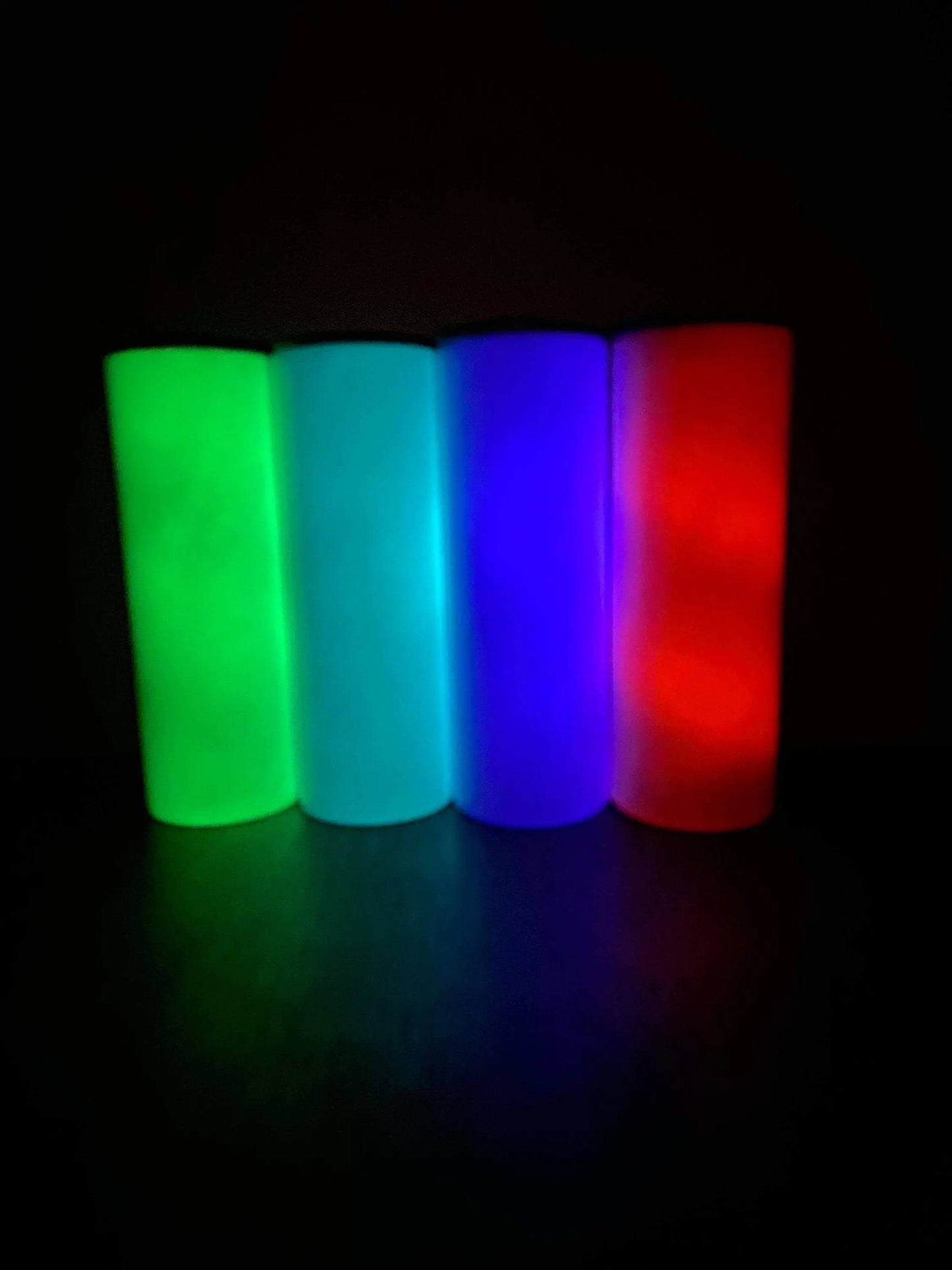 Glow in the Dark Tumbler: Color Changing 20oz Steel Cup Handmadeohio