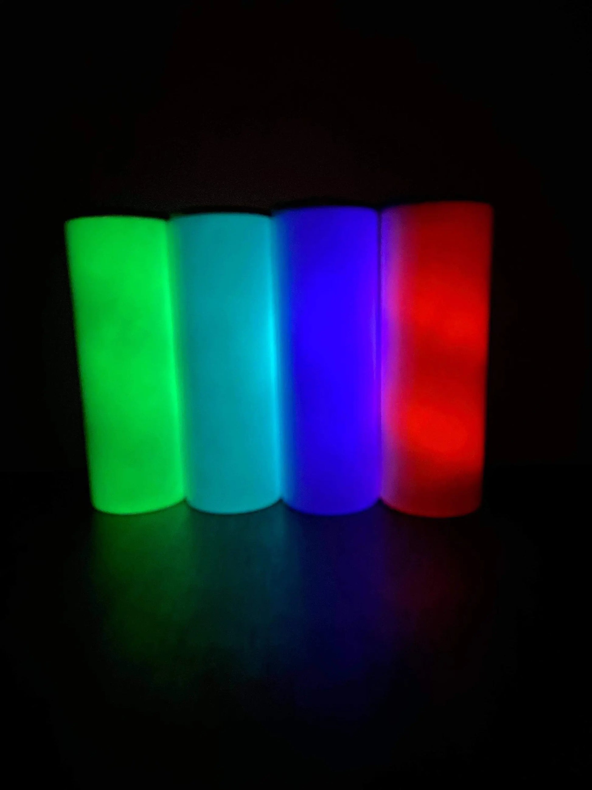 Glow in the Dark Tumbler: Color Changing 20oz Steel Cup Handmadeohio