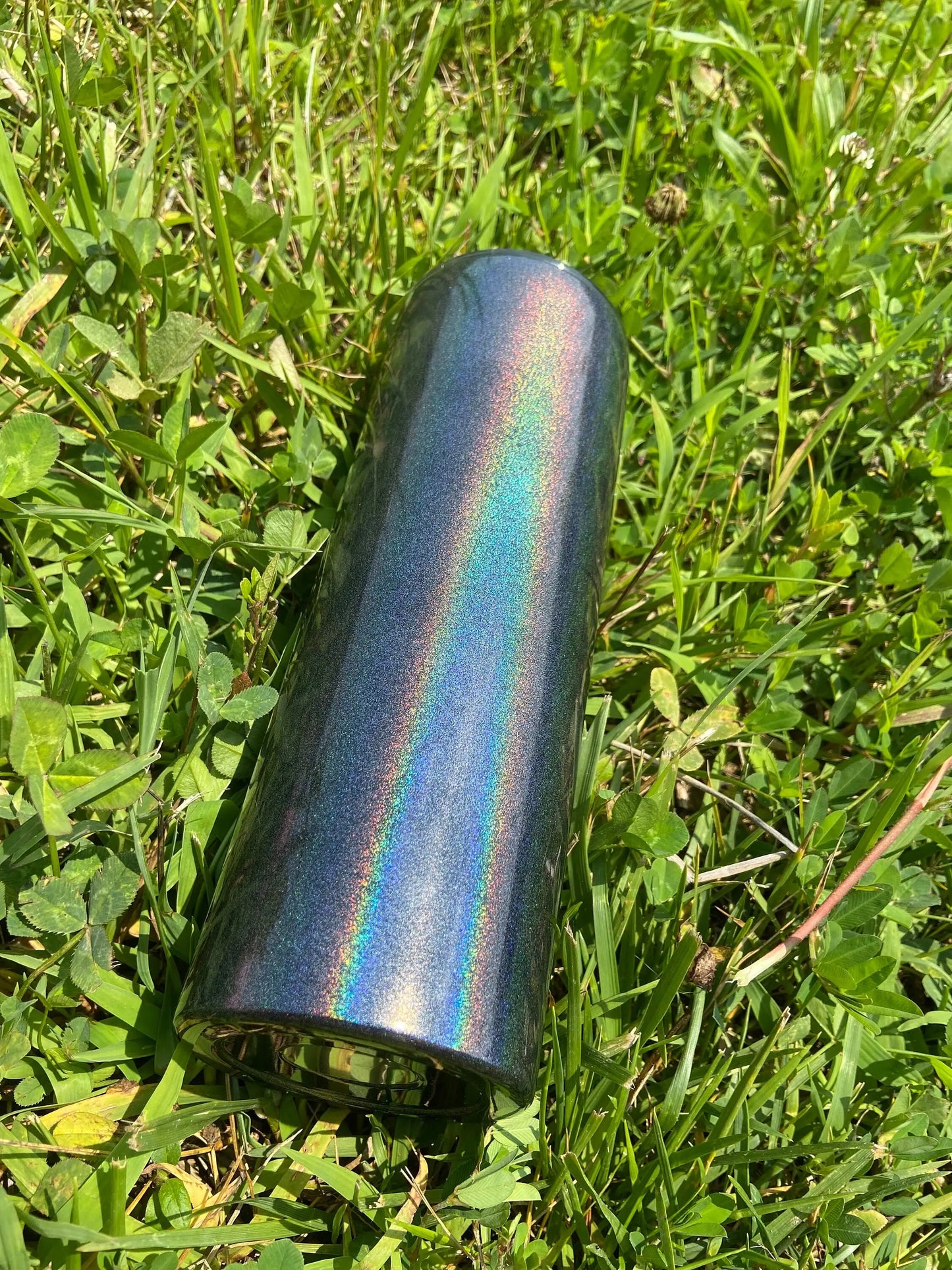 Holographic color change 20oz Tapered double walled steel tumbler, Ready to ship, sublimation, color change, custom RTS Handmadeohio