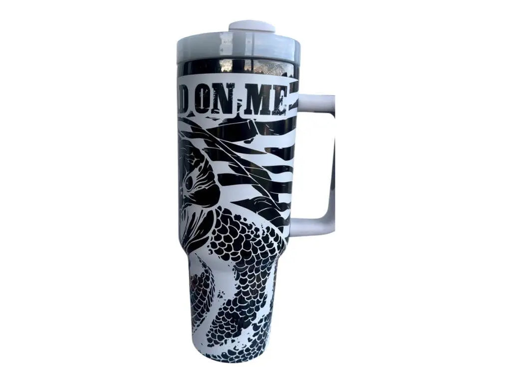 Don’t Tread On Me 40oz Patriotic Snake Tumbler Handmadeohio