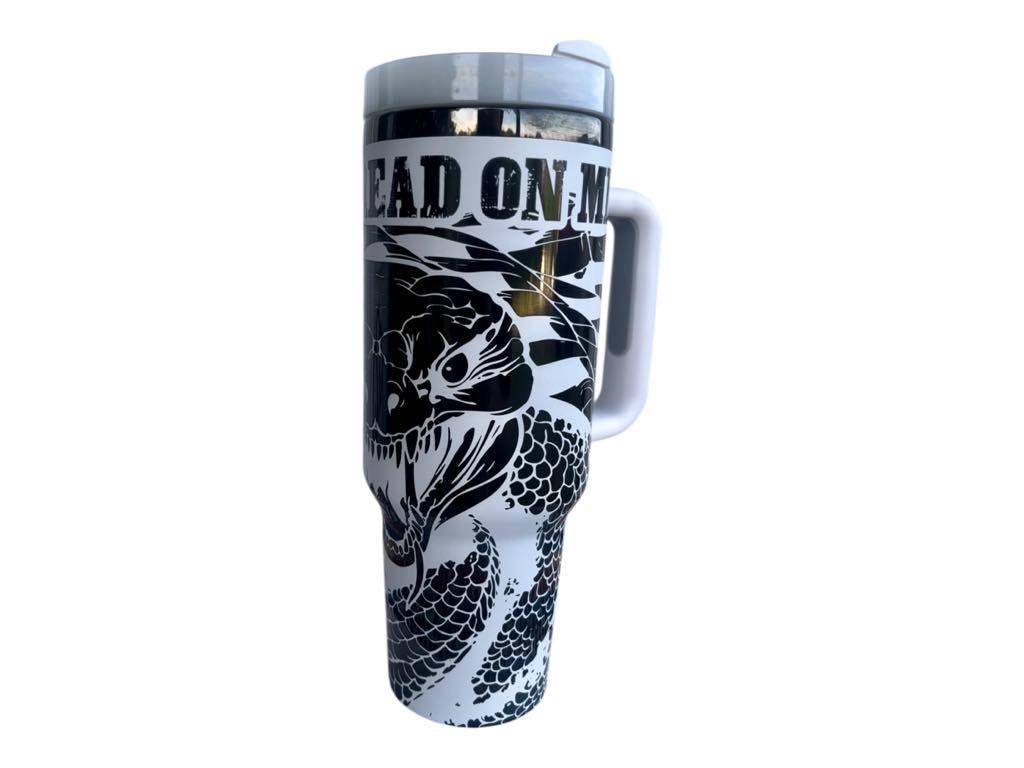 Don’t Tread On Me 40oz Patriotic Snake Tumbler