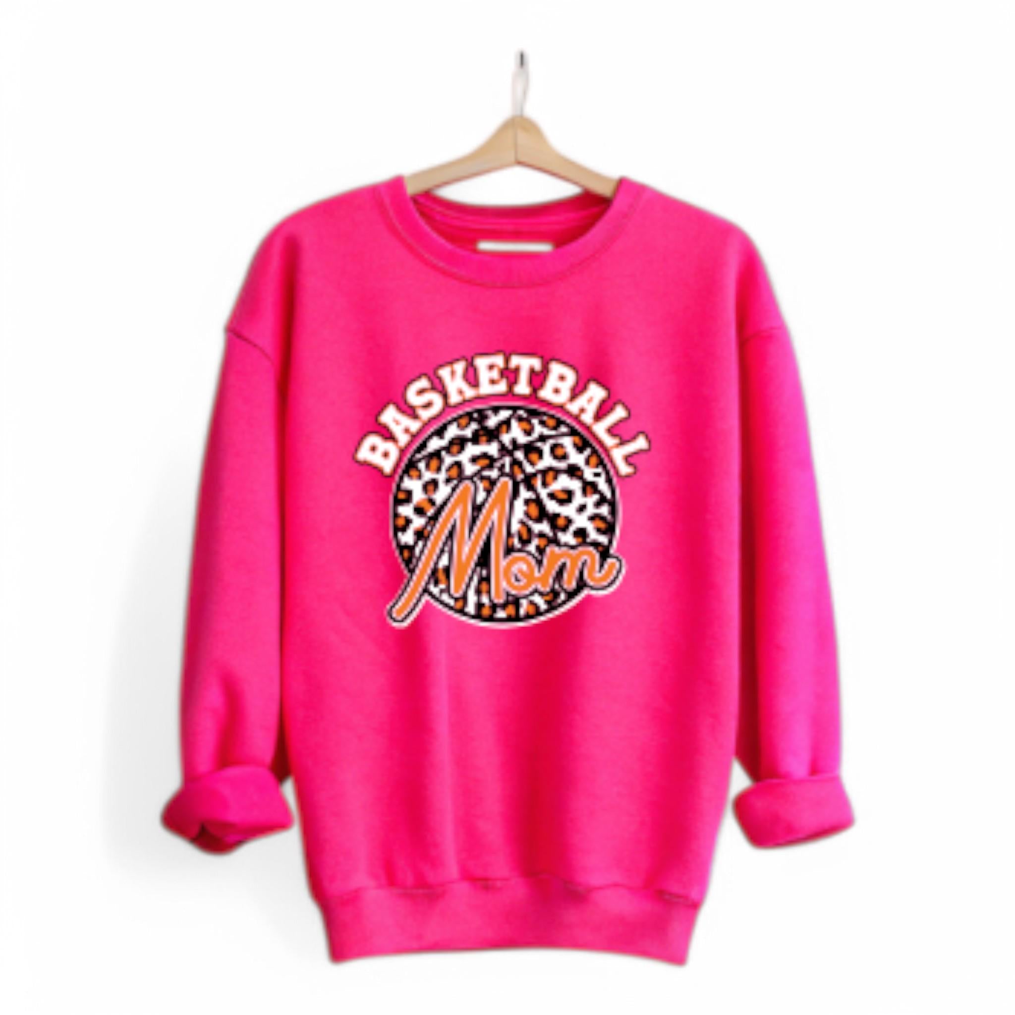 Custom Basketball Mom Sweatshirt: Personalized Game Day Apparel