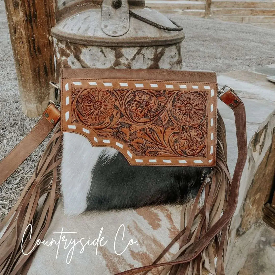 Georgia Conceal Carry Tooled Leather Purse Countryside Co.