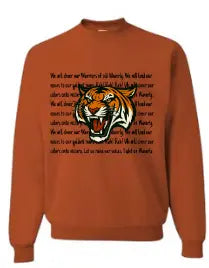 Tigers Fight Song Crew Neck Handmadeohio