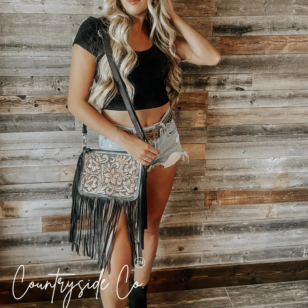 Rio Grande Tooled Leather Purse by Countryside Co. Countryside Co.