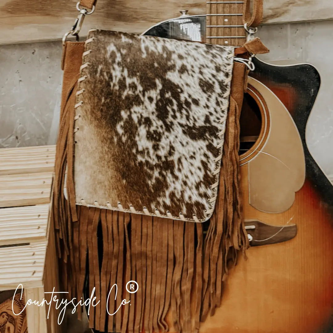 Bessie Cowhide Western Purse Countryside Co.