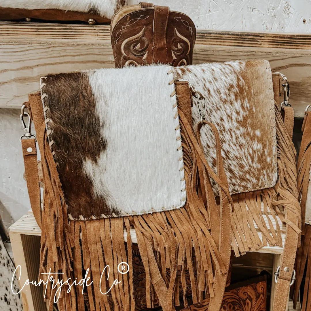 Bessie Cowhide Western Purse Countryside Co.