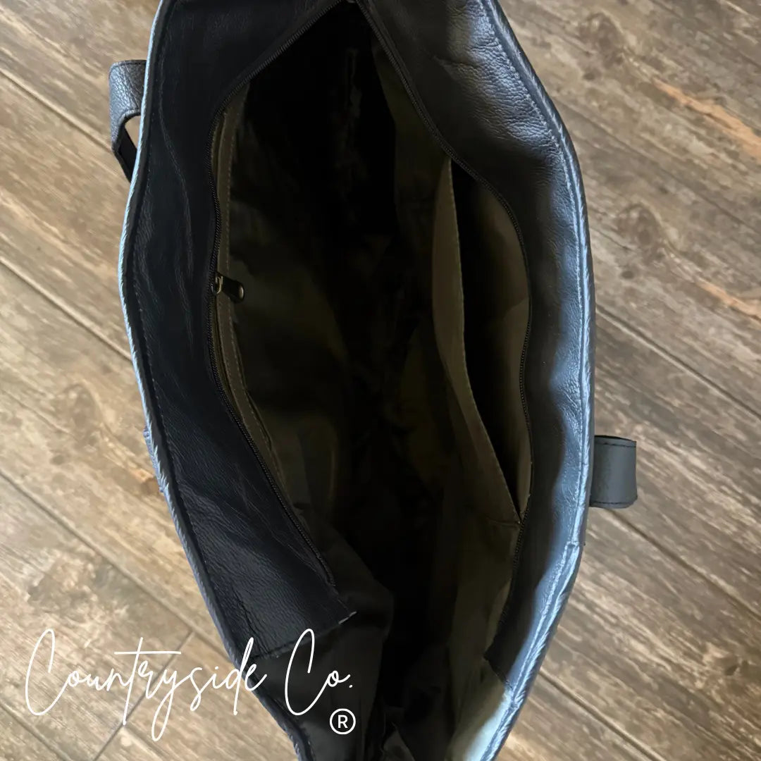 Cora Cowhide Weekender Travel Bag Countryside Co.