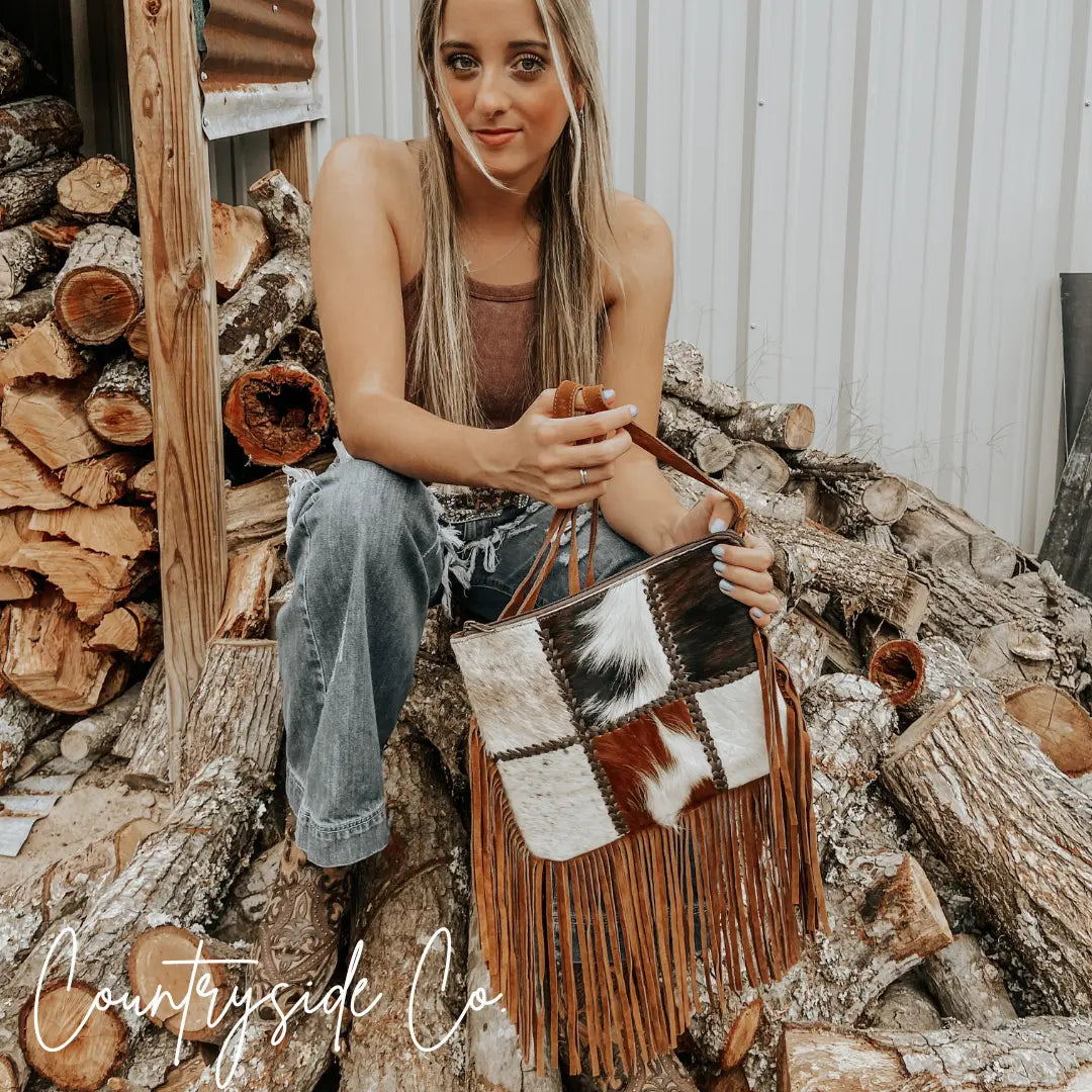 Chesney Cowhide Western Purse Countryside Co.