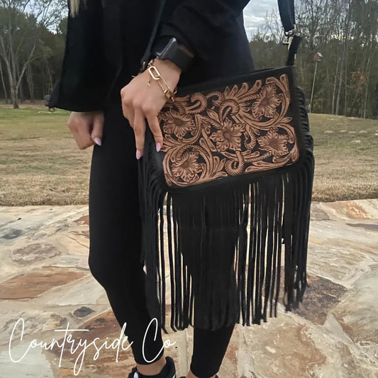 Rio Grande Tooled Leather Purse by Countryside Co. Countryside Co.
