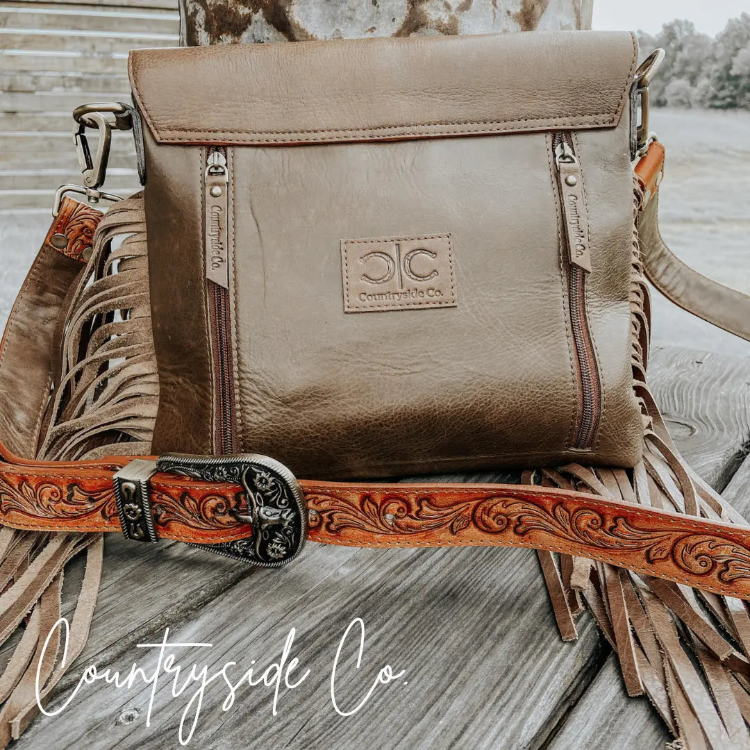 Georgia Conceal Carry Tooled Leather Purse Countryside Co.