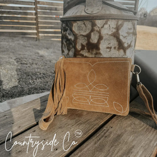 Becca Suede Leather Purse Countryside Co.