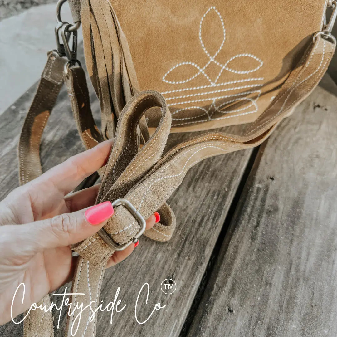 Becca Suede Leather Purse Countryside Co.