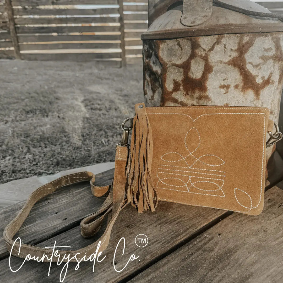 Becca Suede Leather Purse Countryside Co.