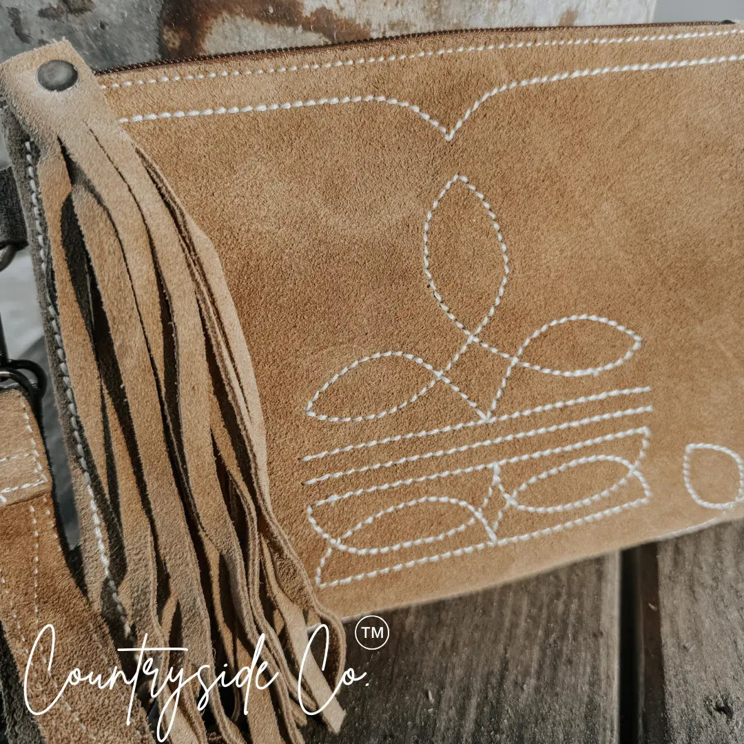 Becca Suede Leather Purse Countryside Co.