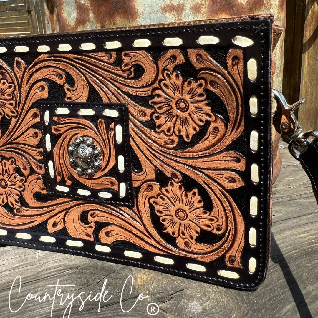 Legacy Tooled Leather Purse Countryside Co.