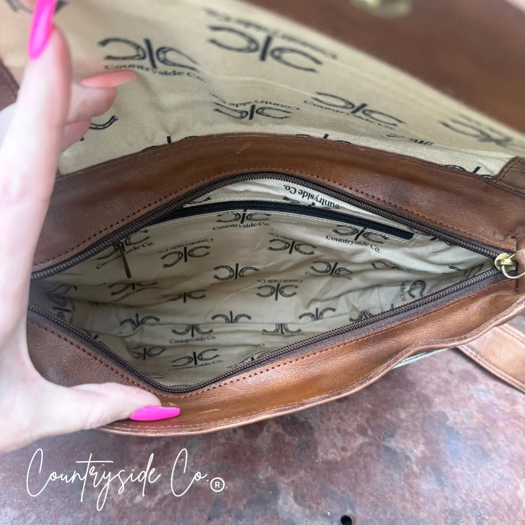 Grace Tooled Leather Purse Countryside Co.