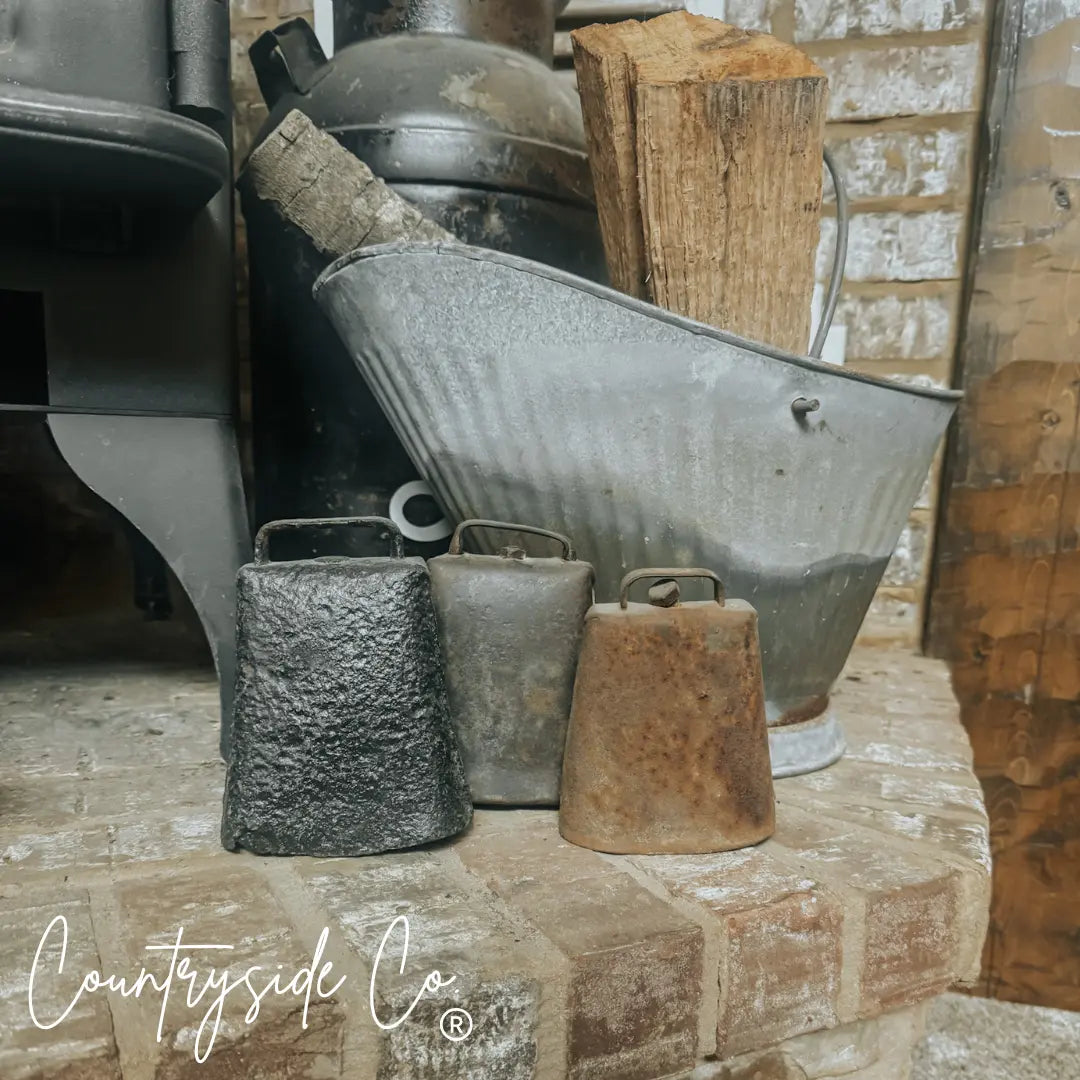 Rustic Antique Cow Bell Decor Countryside Co.