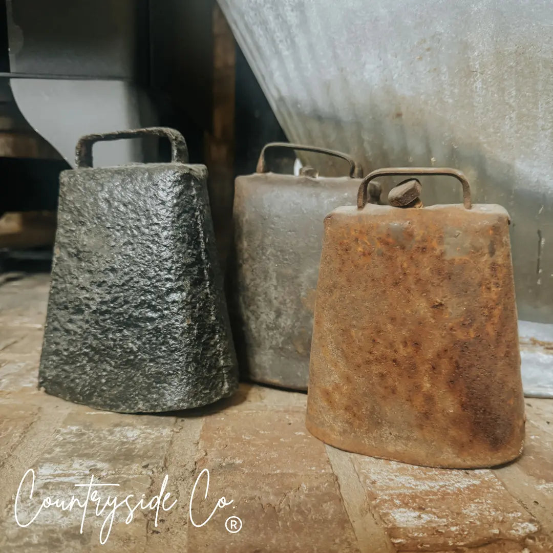 Rustic Antique Cow Bell Decor Countryside Co.