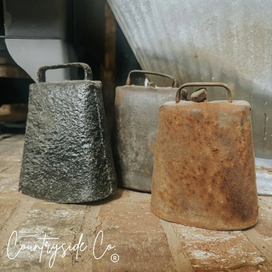 Rustic Antique Cow Bell Decor Countryside Co.