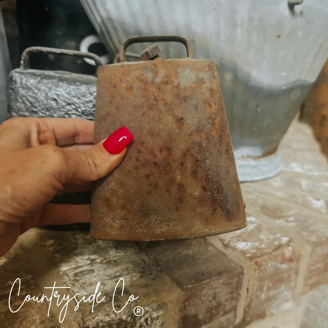 Rustic Antique Cow Bell Decor Countryside Co.