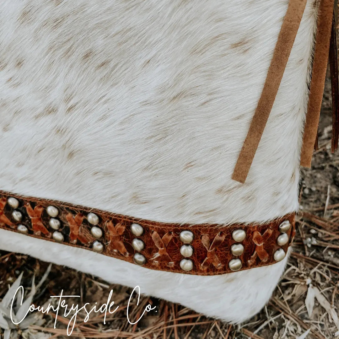 Couture Cowgirl Cowhide Leather Purse Countryside Co.