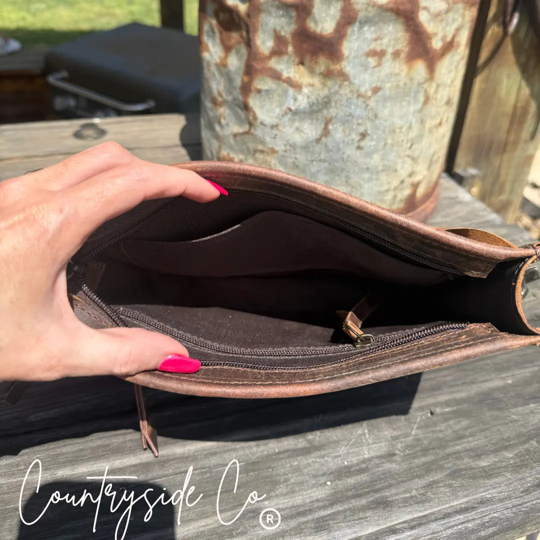 The Desert Duel Tooled Leather Purse by Countryside Co. Countryside Co.