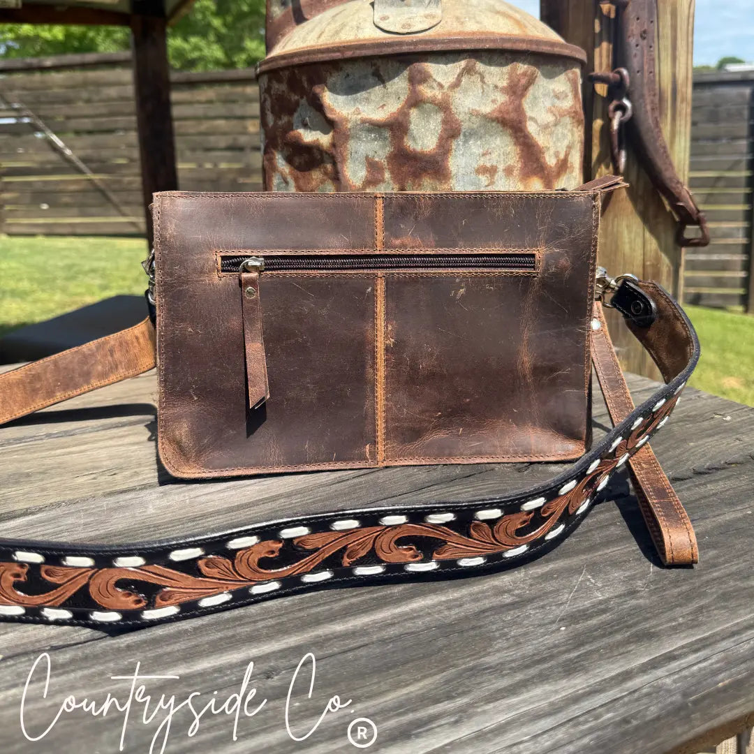 Legacy Tooled Leather Purse Countryside Co.