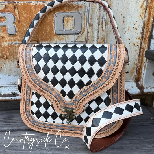 Zadie Tooled Leather Concealed Carry Handbag Countryside Co.