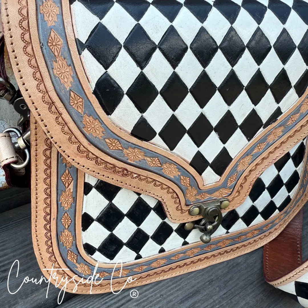 Zadie Tooled Leather Concealed Carry Handbag Countryside Co.