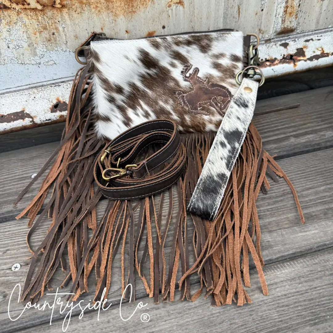 Rodeo Rider Cowhide Purse with Wristlet Countryside Co.