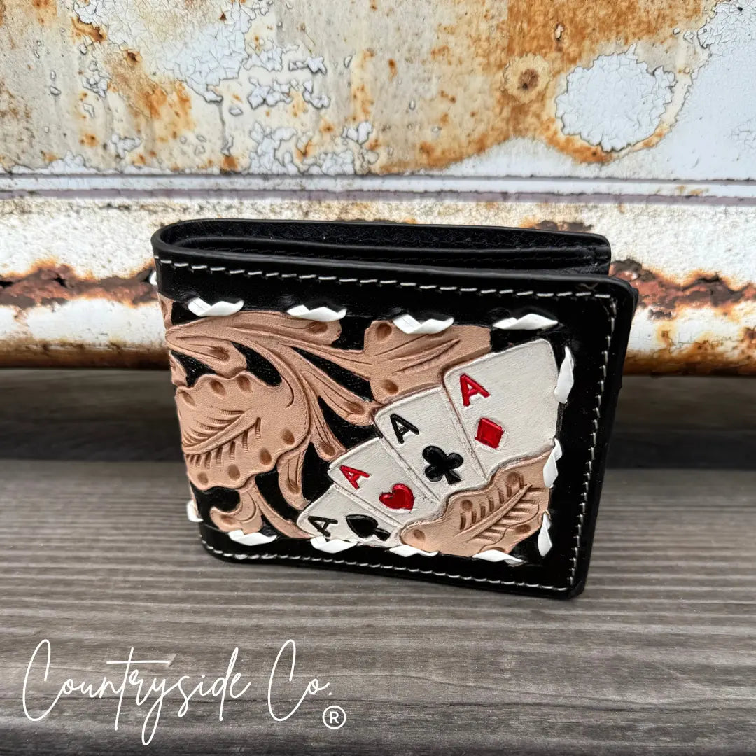 Gambler Leather Men's Wallet Countryside Co.