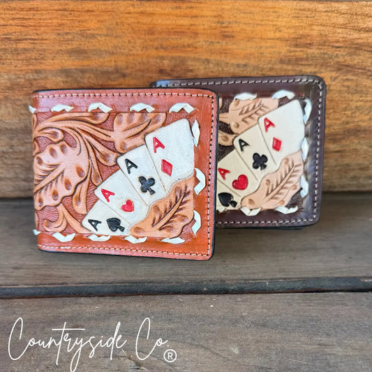 Gambler Leather Men's Wallet Countryside Co.