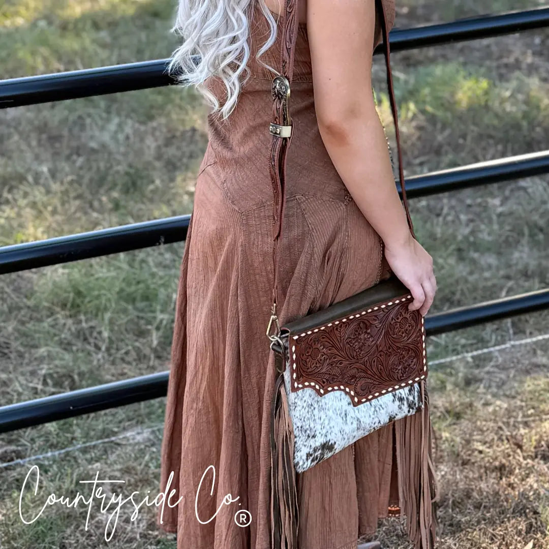 Georgia Conceal Carry Tooled Leather Purse Countryside Co.