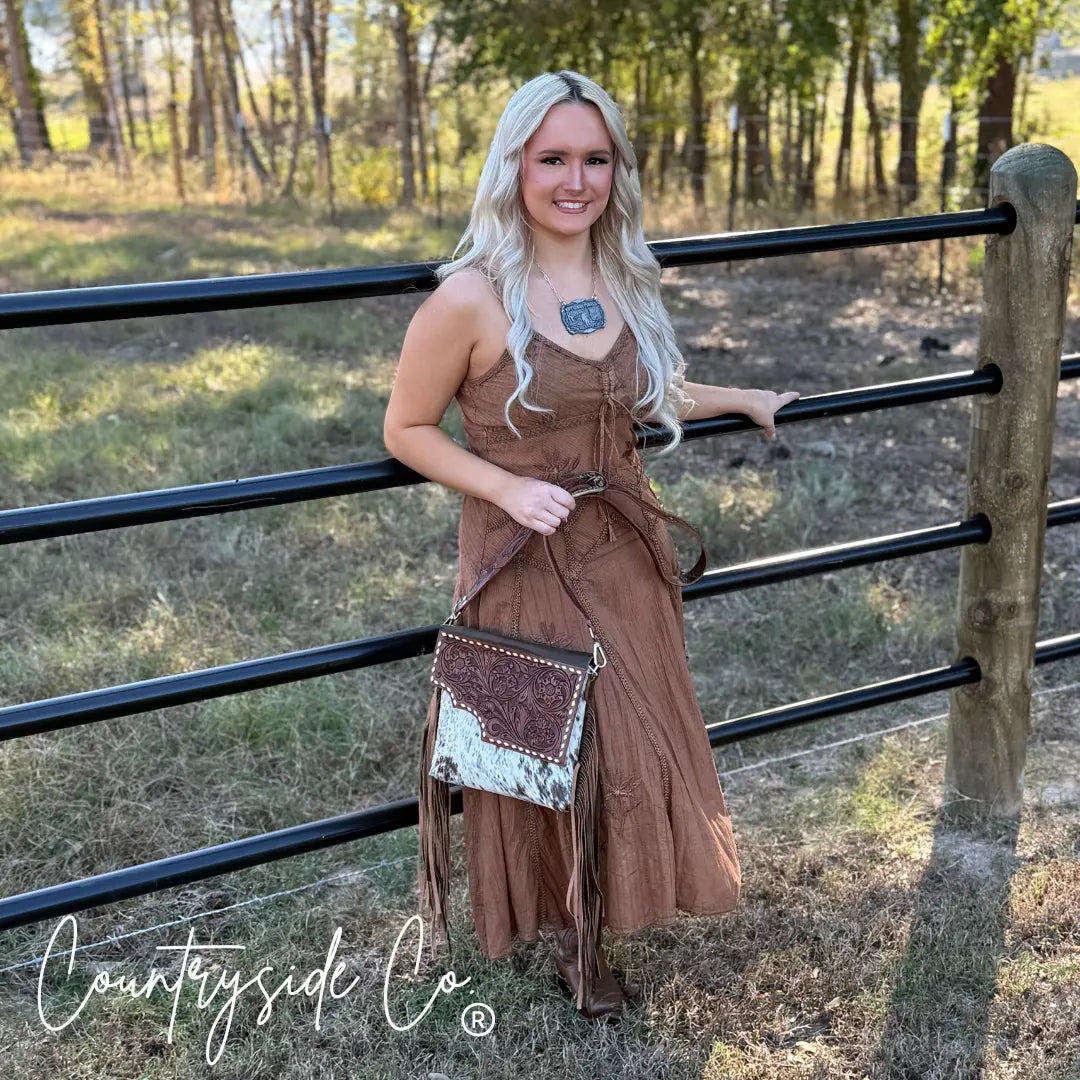 Georgia Conceal Carry Tooled Leather Purse Countryside Co.