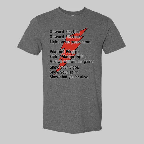 Piketon Redstreaks Fight Song T-Shirt Handmadeohio