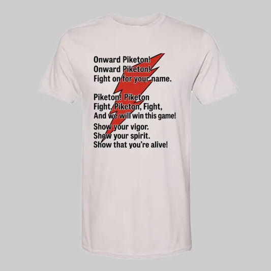 Piketon Redstreaks Fight Song T-Shirt Handmadeohio