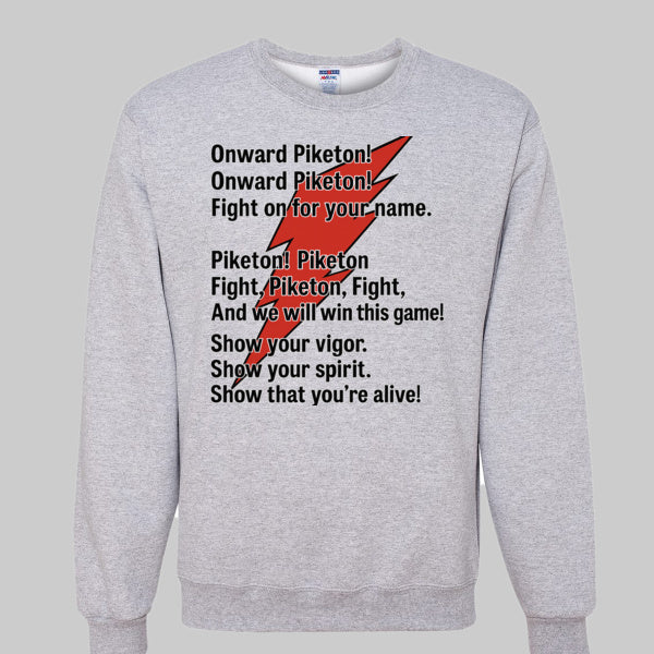 Piketon Redstreaks Fight Song Crewneck